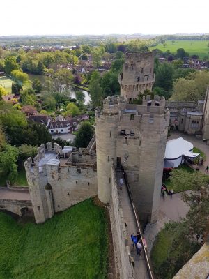 Warwick Castle canal boating UK