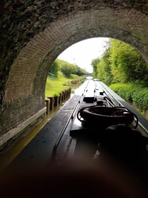 Canal boating in the UK through the Saddington Tunnel