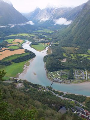 Spectacular scenery when travelling in Norway.